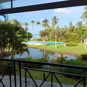Apartamento Beachfront 2br With Pool & Terrace In Terrenas, Las Terrenas